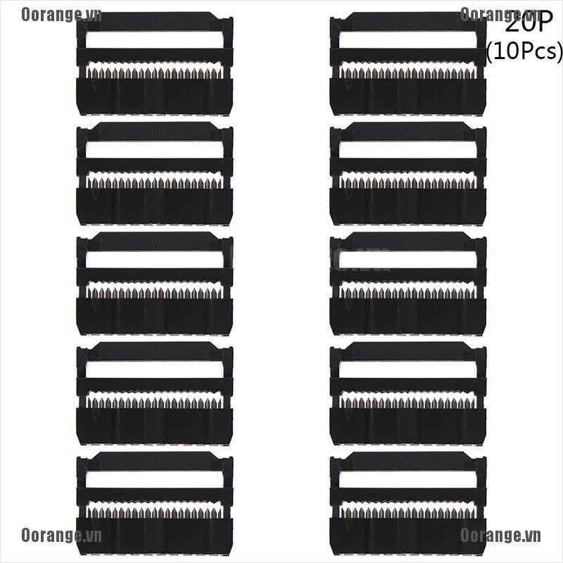 Bộ 10 Đầu Nối Dây Cáp 6 / 8 / 10 / 12 / 14-50Pin IDC 2.54mm