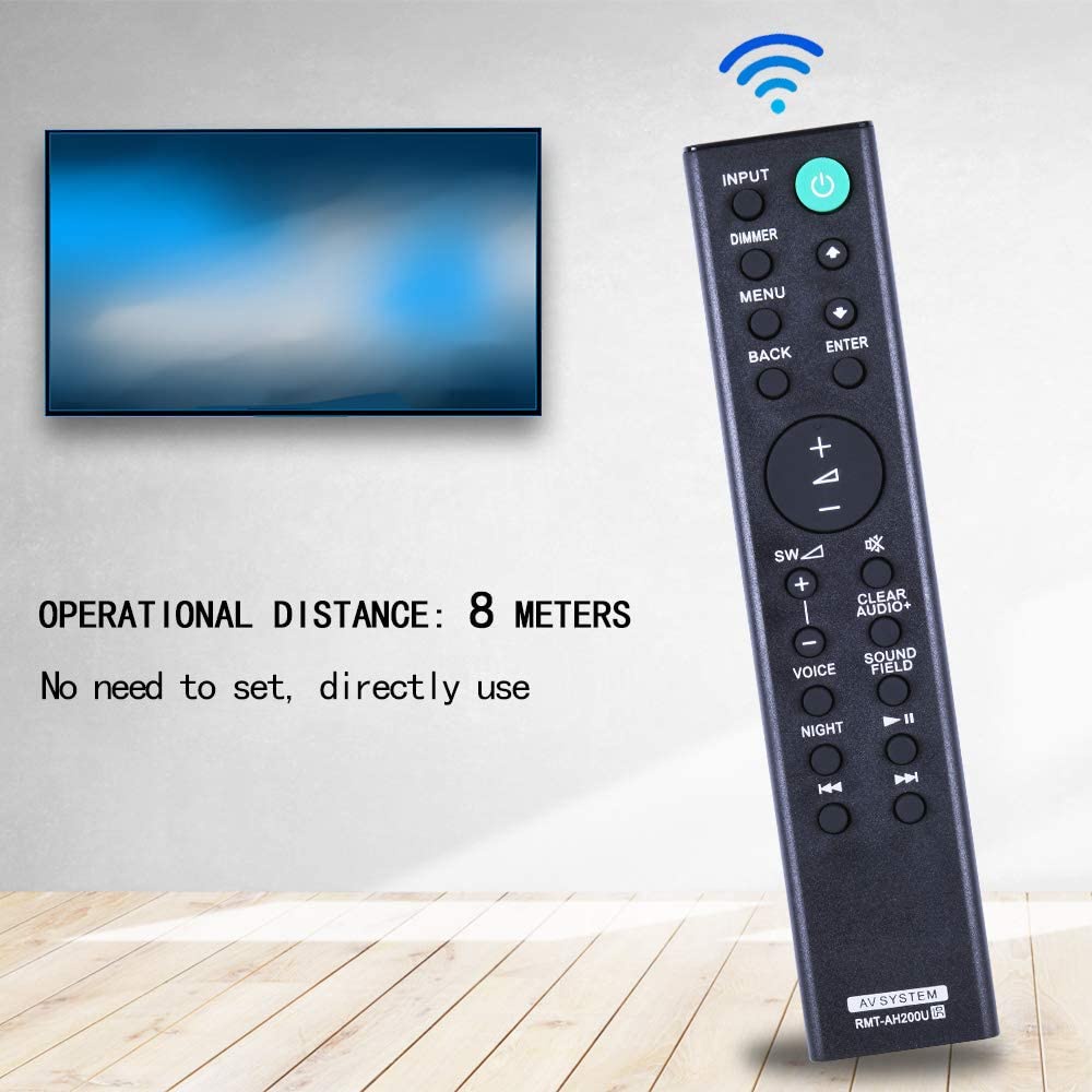 Điều Khiển Từ Xa Thay Thế RMT-AH200U Cho Hệ Thống Âm Thanh Sony Soundbar SACT380 HT-RT4 HT-CT390 HT-RT40 SA-WCT390 HT-RT3 SA-WRT3 SA-CT390 HT-RT3