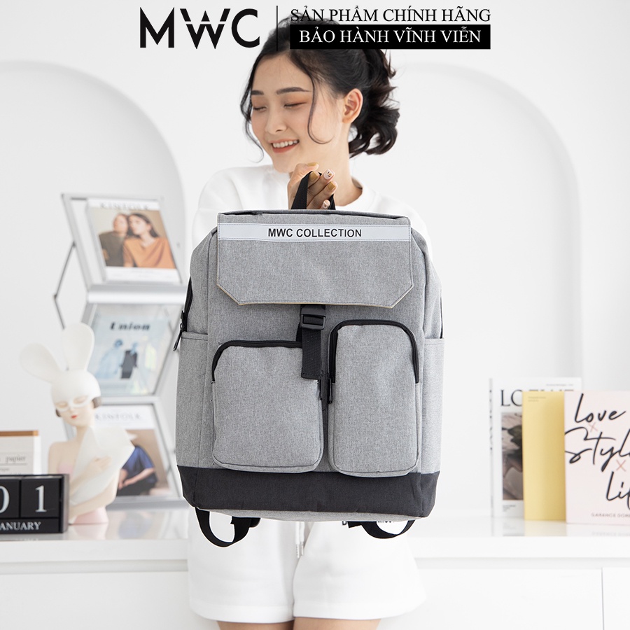 Balo  nam nữ thời trang MWC 1115 Chính Hãng Balo Chống Nước Đựng Laptop, Đồ dùng cá nhân siêu tiện ích MWC BL
