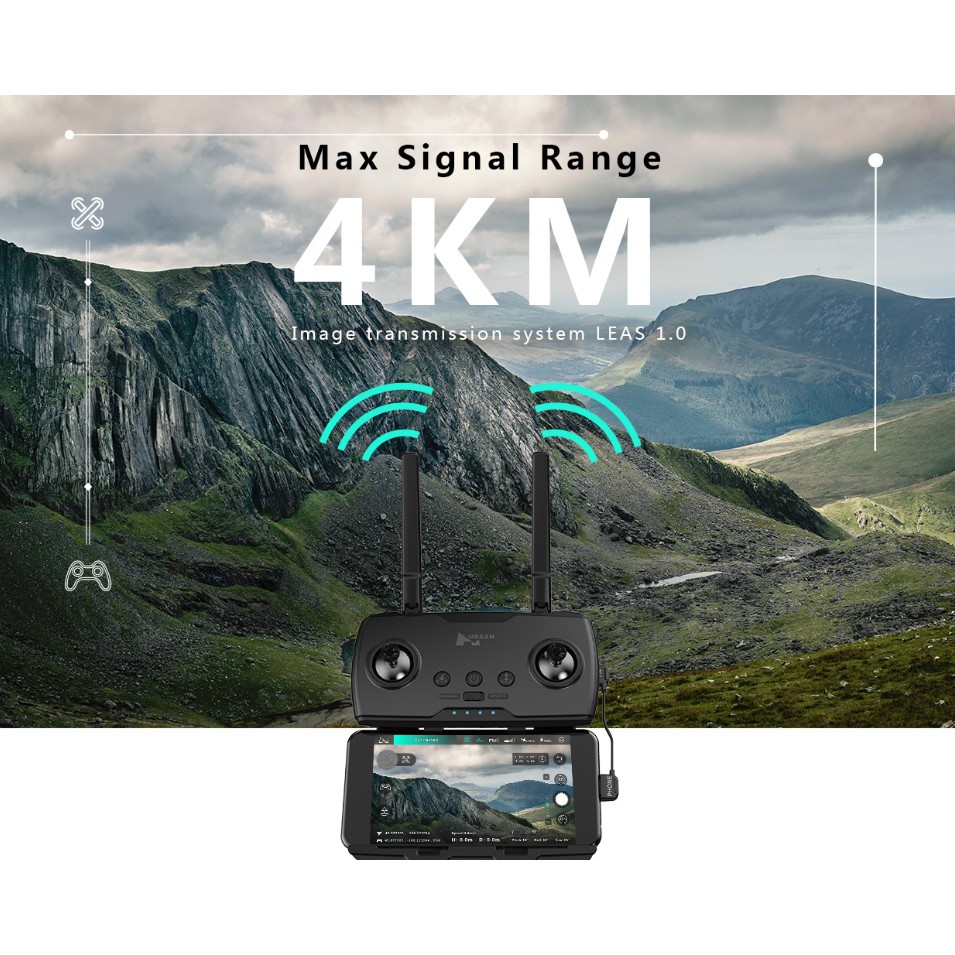 Hubsan ZINO PRO GPS 5G WiFi 4KM FPV với Camera 4K UHD toàn cảnh Gimbal 3 trục - RẺ NHẤT TOÀN CẦU