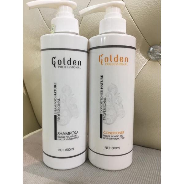 Dầu gội xả golden hương thơm văn phòng  500ml phục hồi tóc mềm mượt chống rụng tóc