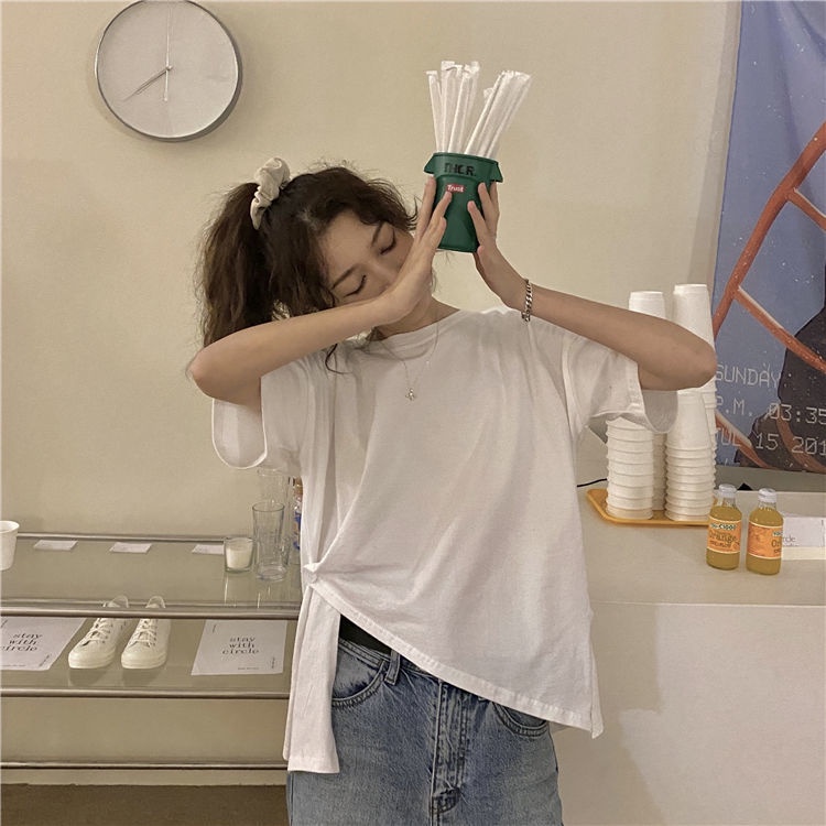 Áo Thun NgắN Tay Cổ TròN ThờI Trang Cho Nữ JL-TX-434