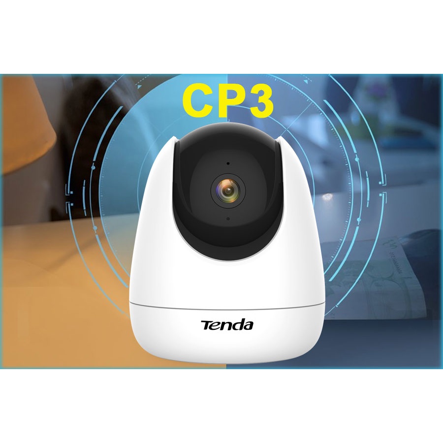 Camera IP Wifi Tenda CP3 Full HD 1080P 360° Kèm thở nhớ