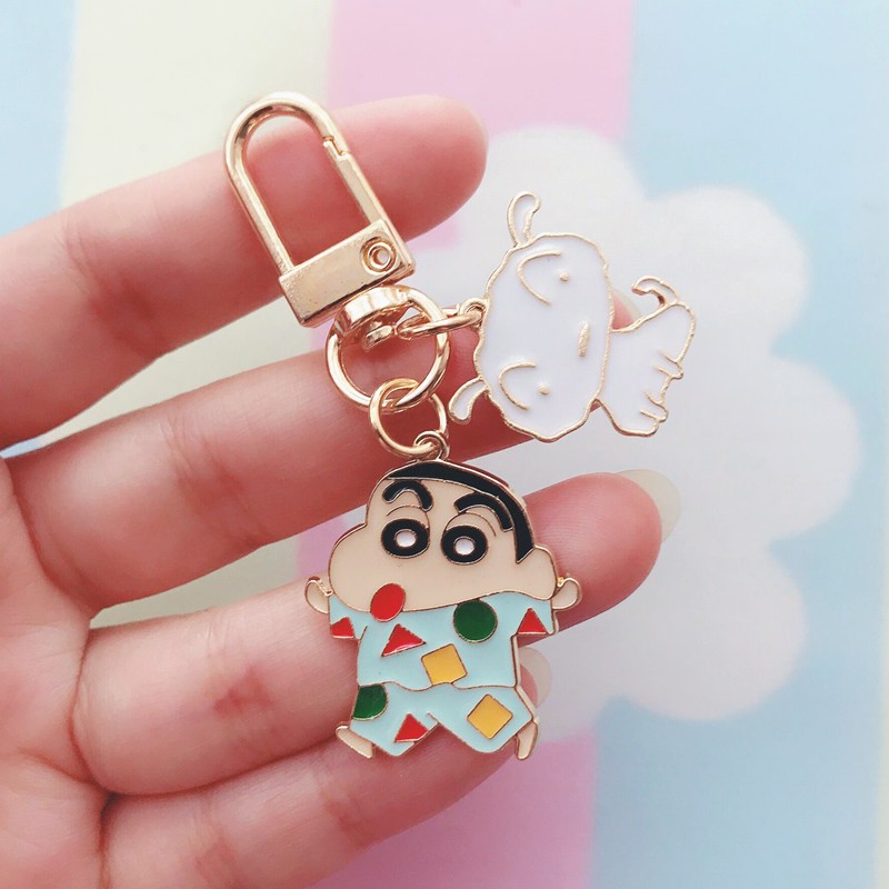 Móc Khóa Kim Loại Hình Nhân Vật Hoạt Hình Xinh Xắn