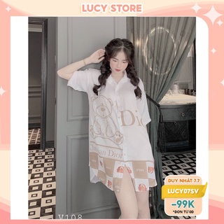 Bộ Ngủ Pijama Nữ Lụa Nhập Cao Cấp Chất Vải Mềm Mướt Siêu Thoáng Mát