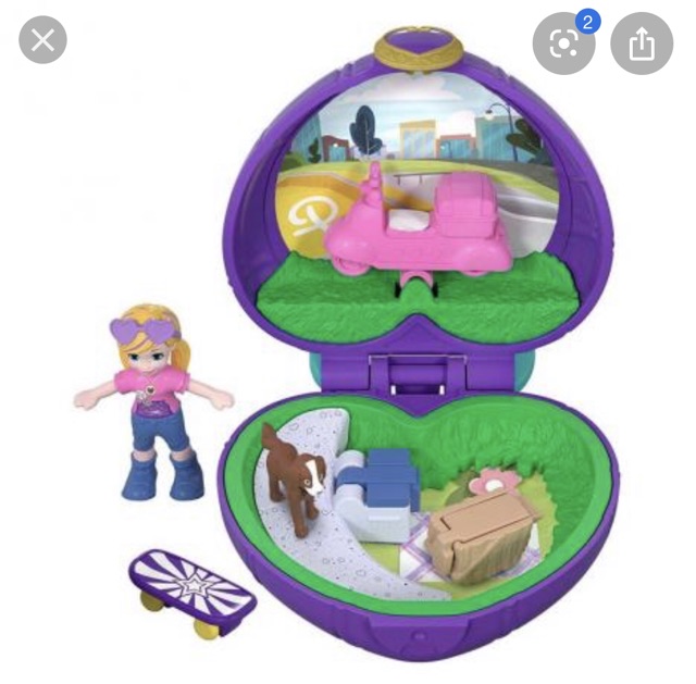 Set đồ chơi mini Vali Polly Pocket hàng Usa