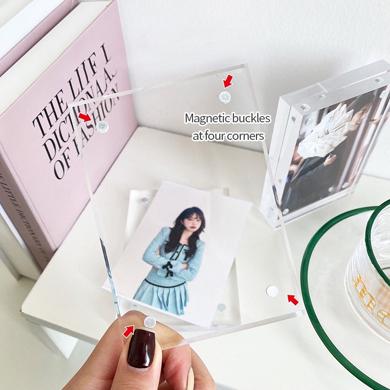 Giá Đỡ Trưng Bày Khung Ảnh Bằng Acrylic Trong Suốt