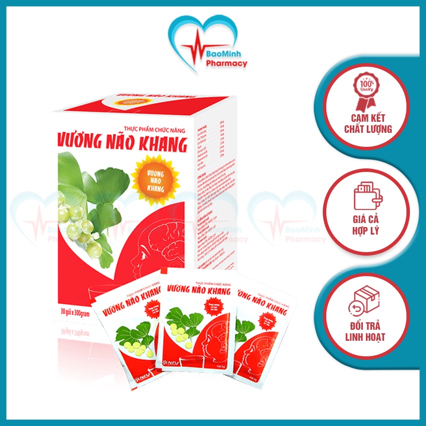 Vương Não Khang Giúp Bé Phát Triển Trí Não BM34 Tăng Nhận Thức Tiếp Thu Ghi Nhớ Của Trẻ - Bảo Minh Pharmacy