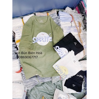 Áo thun giấy cotton form rộng 40-65kg
