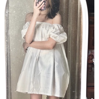 Áo trễ vai tay bồng dang babydoll