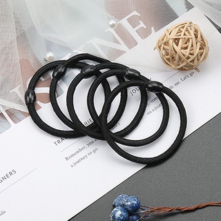 Dây Cột Tóc Màu Đen Thun Cột tóc Phong Cách Hàn Quốc