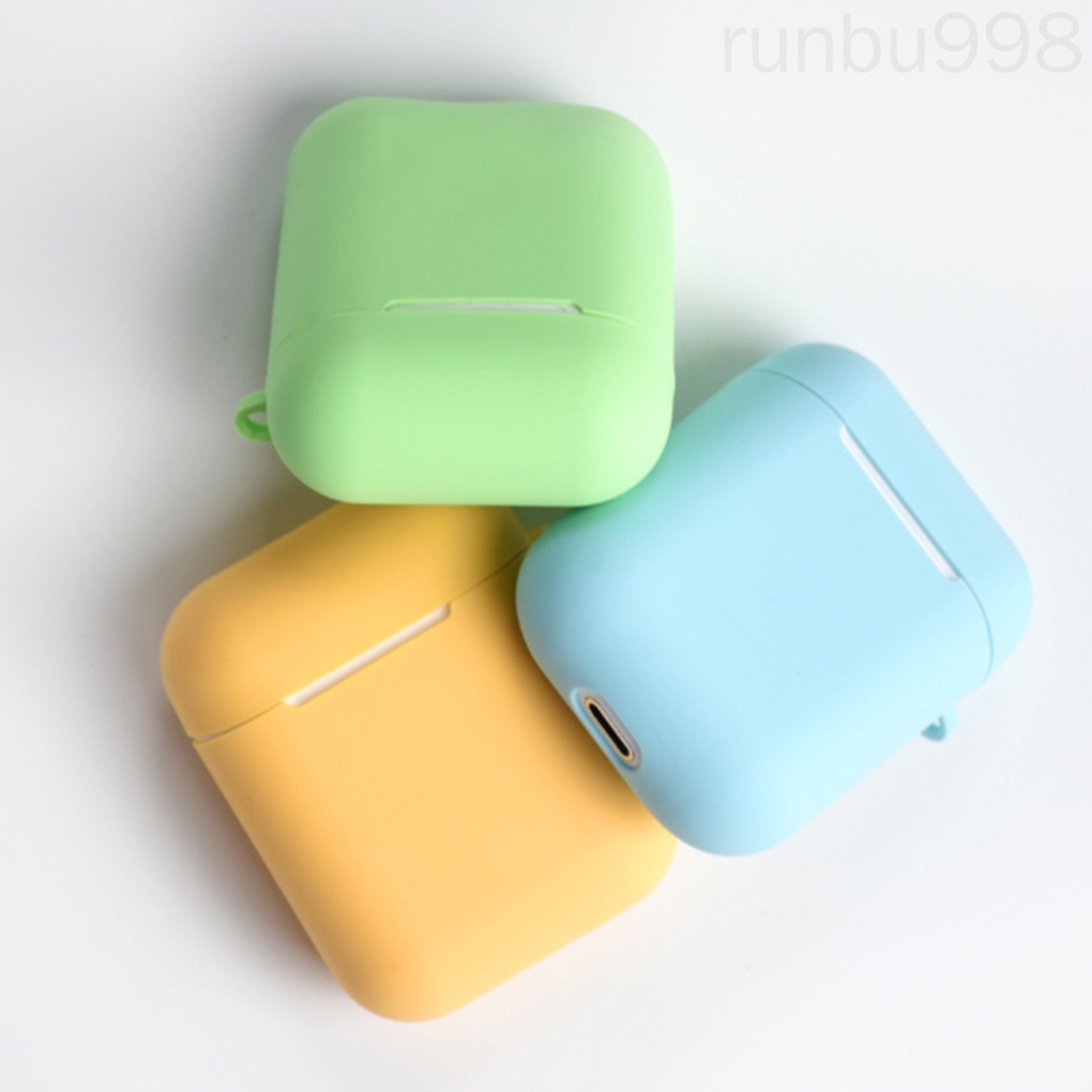 Vỏ bảo vệ hộp sạc tai nghe Bluetooth Airpods i9S/i10/i11/i12 bằng silicon thay thế chuyên dụng