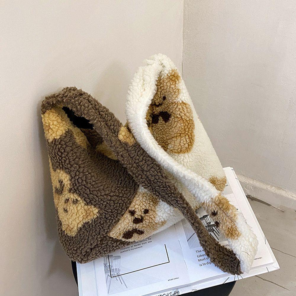 Túi Đeo Chéo Cỡ Lớn Hình Gấu Bông Dễ Thương