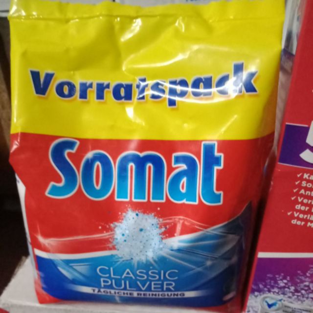 Bột rửa bát Somat chuyên dùng cho máy gói 1,2 kg (tặng ngay que thử nước cứng )