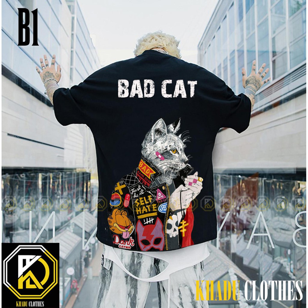 Áo thun thiết kế B1 OVERSIZE UNISEX (2 Màu ĐEN-TRẮNG) | BigBuy360 - bigbuy360.vn