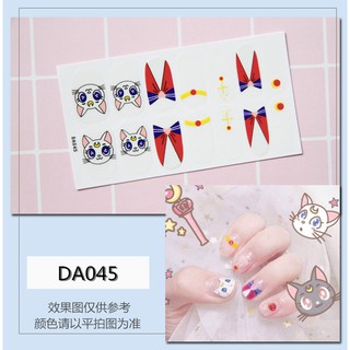 Sticker Dán móng tay nail sticker 3D móng không thấm nước