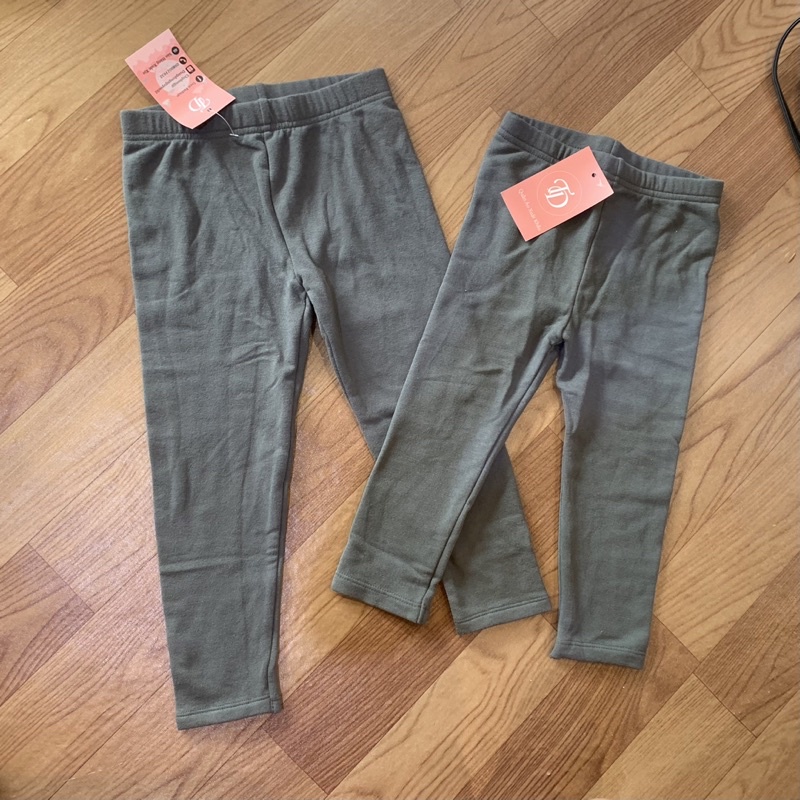 Quần legging lót nỉ bé gái, hàng dư