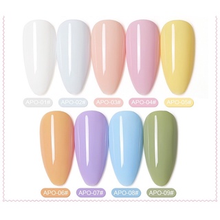 Set sơn gel nude as chính hãng 15ml - mã apo