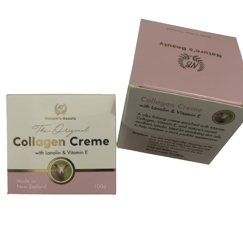 Kem dưỡng da Nature's Beauty Collagen Creme with Lanolin & Vitamin E 100g