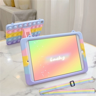 Ốp Lưng Silicon Chống Sốc Có Dây Đeo Cho Ipad Mini 5 4 3 2 Ipad Air 4 Ipad 9.7 Ipad Pro 10.5 Pro 11