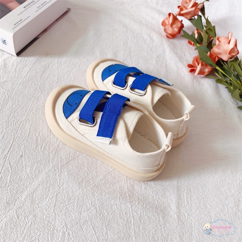 Giày Thể Thao Vải Canvas Đế Mềm Thoải Mái Cho Bé