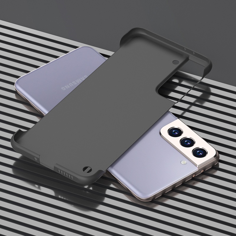 Ốp Điện Thoại PC Cứng Mỏng Không Viền Chống Sốc Màu Kẹo Cho Samsung Galaxy S22 S21 S20 Note20 Ultra S9 S10 Plus FE