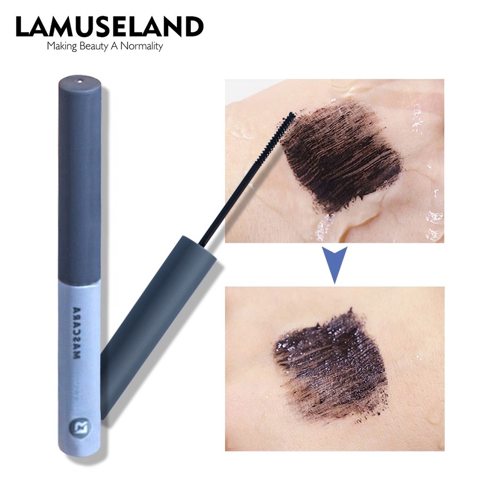 LAMUSELAND Slim Brush Head Waterproof Mascara Cosmetic 8g N3101 | BigBuy360 - bigbuy360.vn