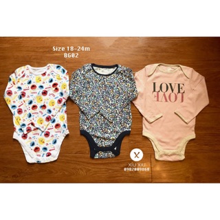 Body chip dài tay old navy bé gái size 6-12m đến 18-24m