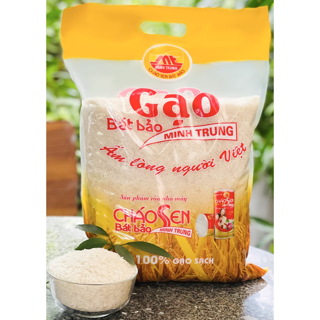 Gạo bát bảo Minh Trung bao 5kg gạo của người Việt - GAOBATBAO 5kg