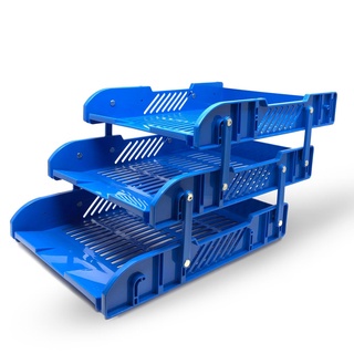 Khay đựng hồ sơ 3 tầng bằng nhựa nguyên sinh - HOKAMI STORE