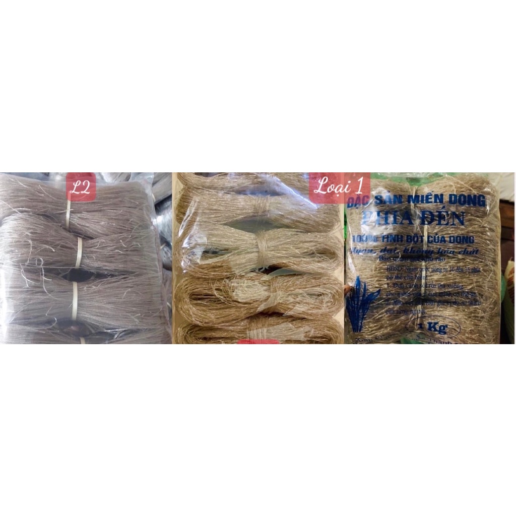 Miến dong Phia Đén Cao Bằng 1kg hàng chuẩn loại 1