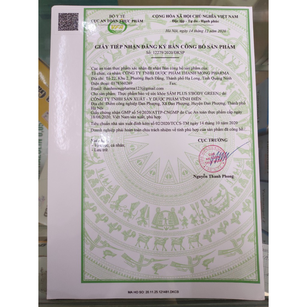 Thảo mộc ăn ngon Sâm Nhung Plus hộp 60 viên