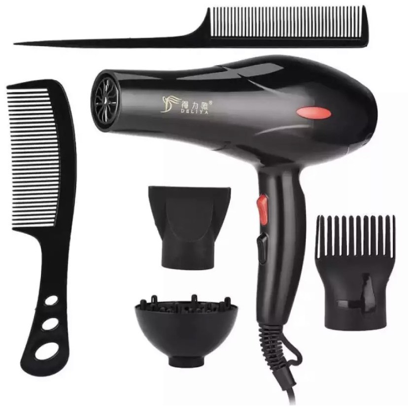[FREESHIP] Máy Sấy Tóc Công Suất Lớn Tạo Kiểu DELIYA Chính Hãng, Máy Khò Tóc 2 Chiều Nóng Lạnh 2200w.