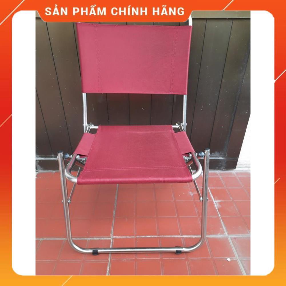 GHẾ DÙ CHÂN XẾP INOX cho quán Trà Chanh, Cafe, vỉa hè, Câu Cá