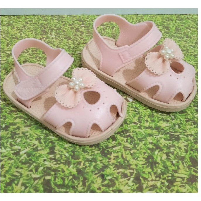 GIÀY SANDAL NƠ TẬP ĐI CHO BÉ