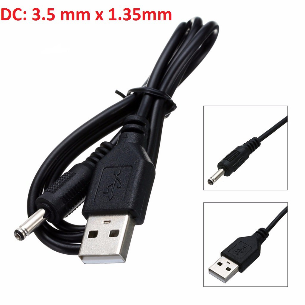 Dây Cáp Chuyển Đổi Usb Sang Cổng 3.5 / 4.0 / 5.5 mm 5v Dc Tiện Dụng - Dây sạc chuyển đổi 3.5mm 4.0mm 5.5mm USB