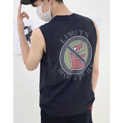 Tank top áo ba lỗ nam hàn quốc mùa hè summer 315 dinosaur