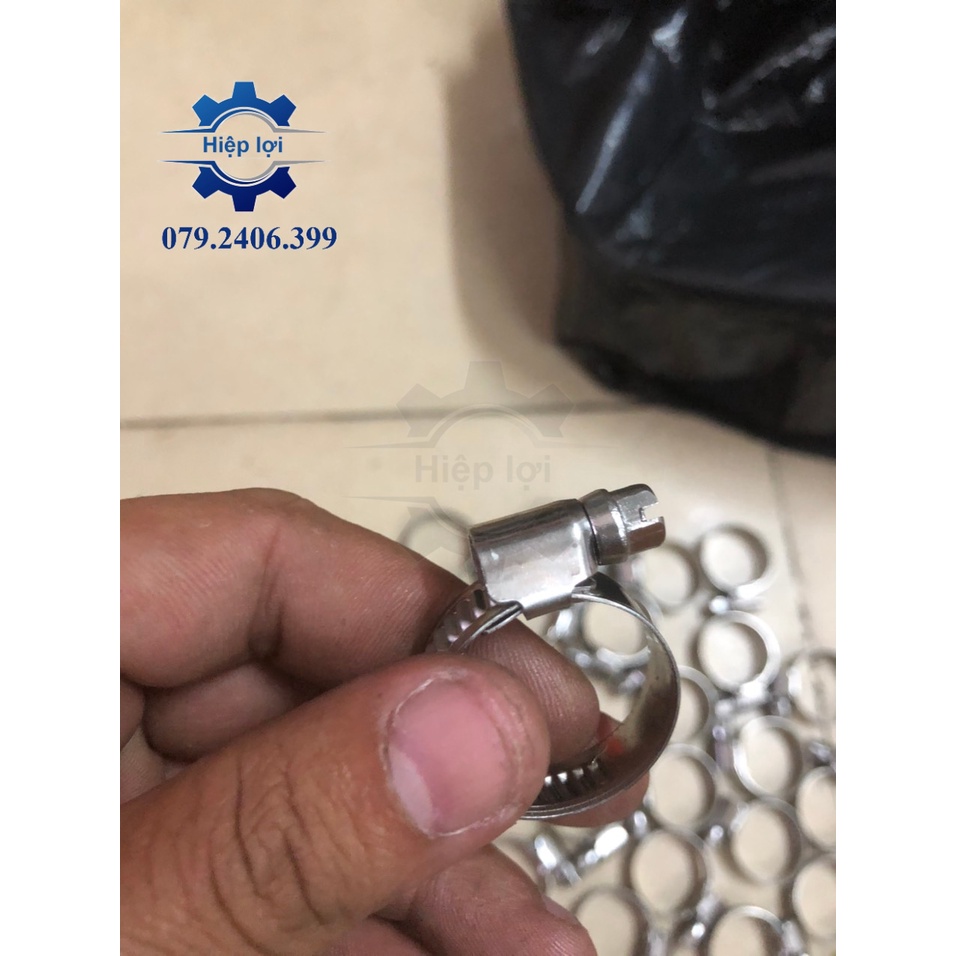 Cổ dê inox 304 - Cổ Dê Bù Long 13mm - 115mm, cổ dê đai siết, cổ dê siết ốc.
