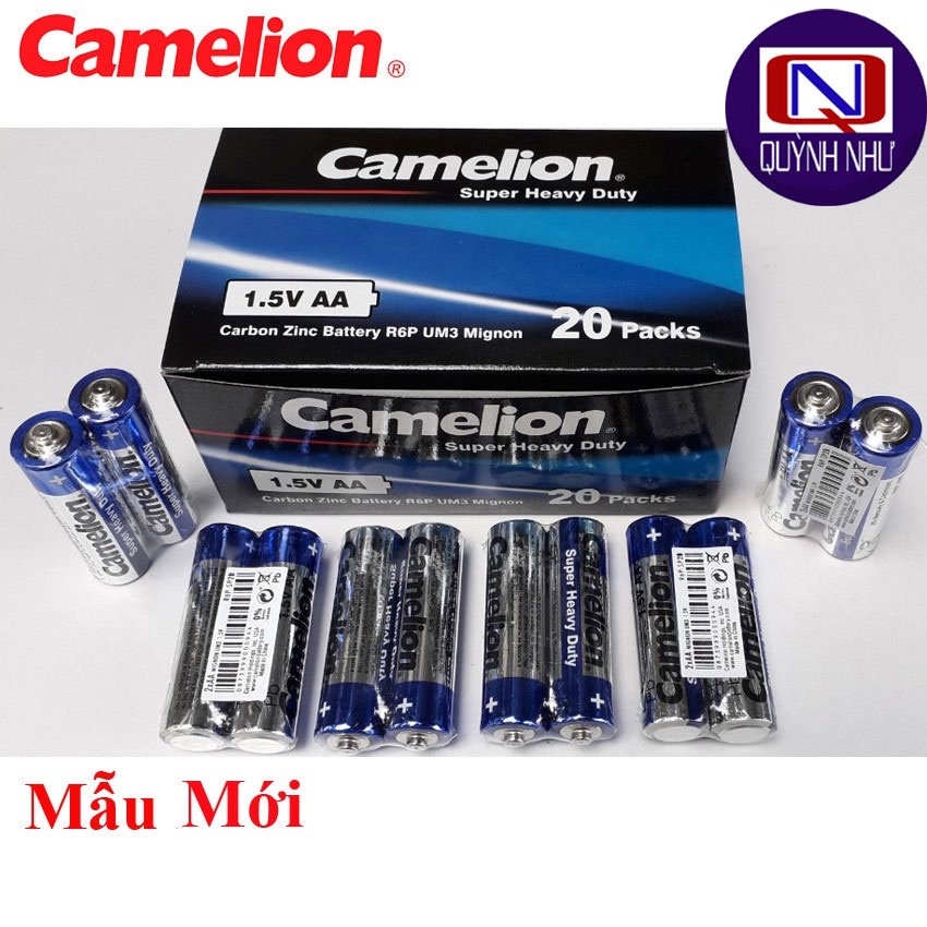 Hộp 40 viên Pin Tiểu AA (2A) Camelion Super Heavy Duty Battery 1.5V - mẫu mới