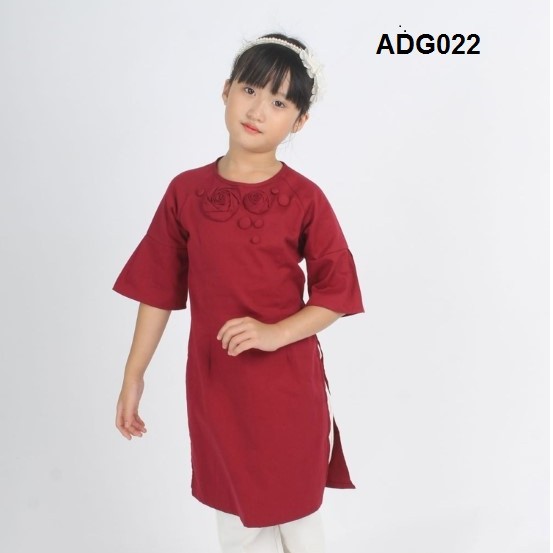 Áo dài cách tân thời trang Jadiny cho bé gái vui xuân