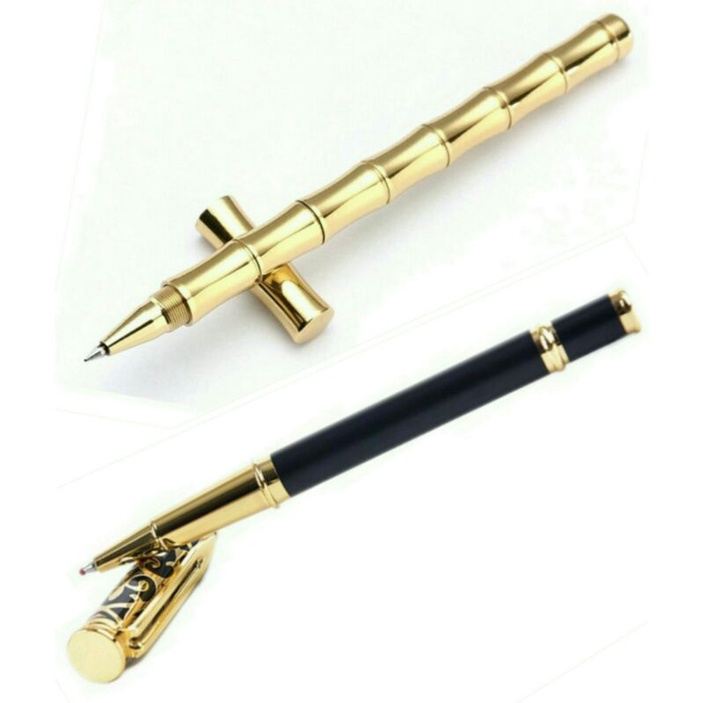 ✅Bút bi kim loại bút ký cao cấp sang trọng hình cây tre,  đồng thau ngòi 0.5mm