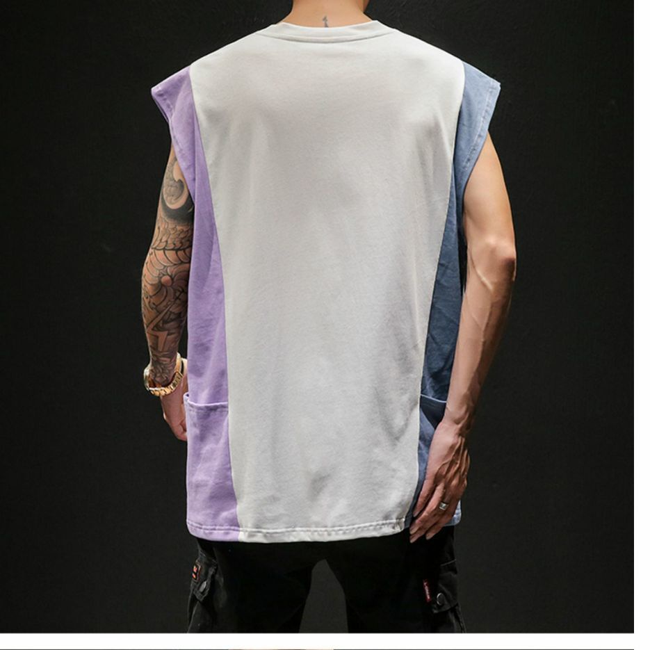 Áo Thun Ba Lỗ Thể Thao Bóng Rổ Dáng Rộng Vải Cotton Mỏng Thời Trang Mùa Hè Cho Nam