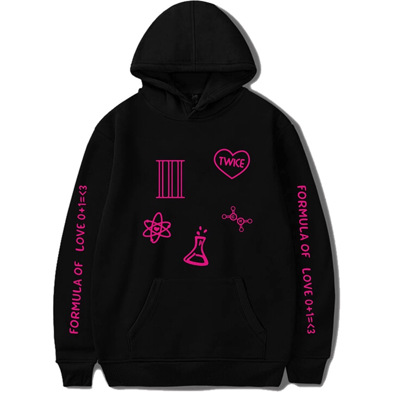Áo Hoodie Dài Tay In Tên Các Thành Viên Nhóm Nhạc TWICE 4TH WORLD TOUR