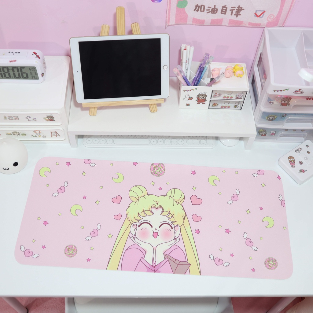 Thảm Lót Cốc Trà Hình Hoạt Hình Anime Sanrio Cinnamoroll Pom Pom Keroppi Chống Nước Chống Mùi Dùng Trong Văn Phòng