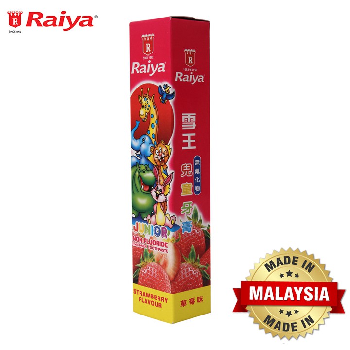 Kem Đánh Răng Raiya Malaysia Cho Trẻ Em