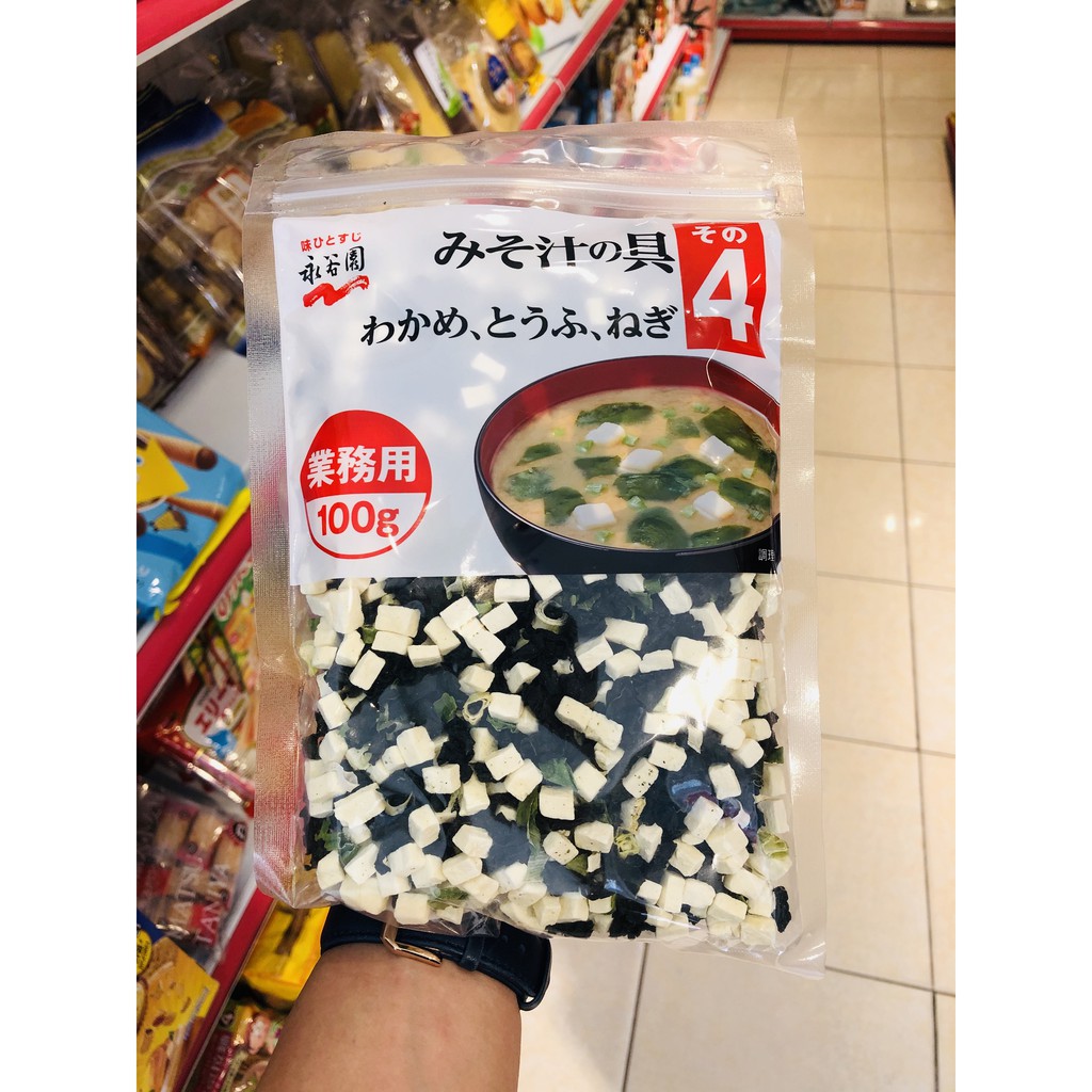 Rong biển đậu phụ khô Nagatanien 100g (Hàng nội địa Nhật Bản) Date: 03/2022