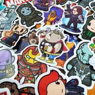 Sticker dán chống nước cao cấp MARVEL