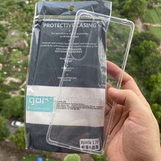 Ốp lưng dẻo Gor TPU cho Sony Xperia 1 IV ( Mark 4 ) trong suốt bảo vệ máy cao cấp
