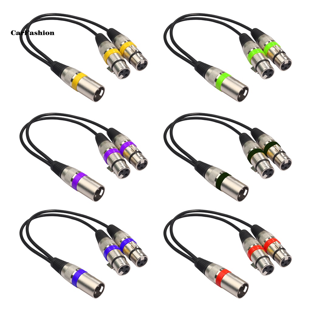 Xe Hơi| Dây Cáp Âm Thanh 2 Trong 1 XLR Male Sang XLR Female