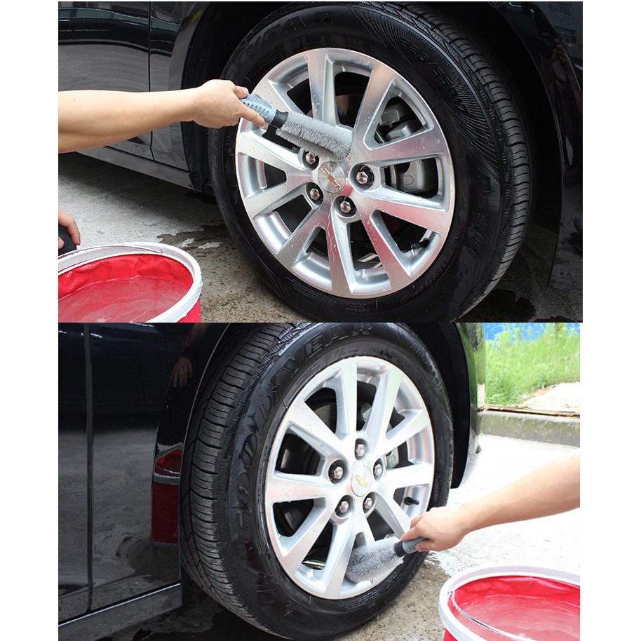 Bàn Chải Vệ Sinh Bánh Xe Ô Tô Tiện Lợi